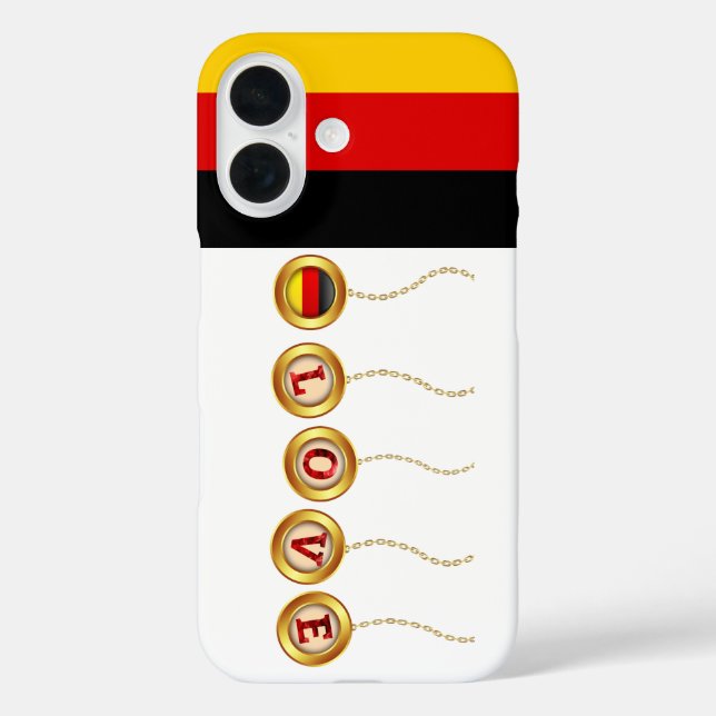 Funda iPhone 16 Estuche Apple IPhone de Love Germany (Reverso )