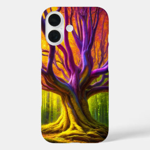 Funda iPhone 16 Estuche Artsy Tree Phone