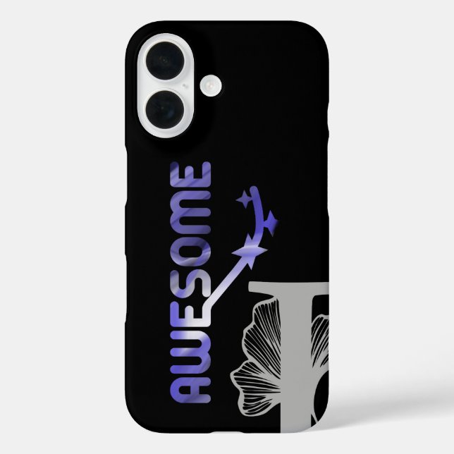 Funda iPhone 16 Estuche AWESOME iPhone Trend Resumen Violeta Laven (Reverso )