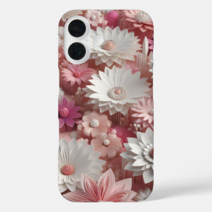 Funda iPhone 16 Estuche Bohemian Stunning Flower Art para iPhone /