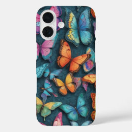 Funda iPhone 16 Estuche Butterfly Whirl iPhone / iPad