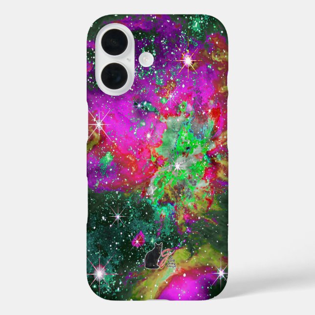 Funda iPhone 16 Estuche Celestial Star Field Phone (Reverso )
