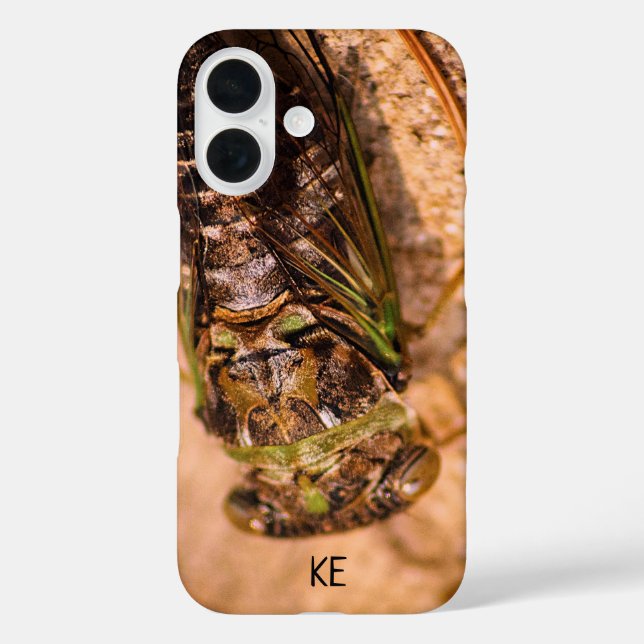 Funda iPhone 16 Estuche Cicada Personalizado para iPhone de Apple (Reverso )