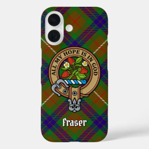 Funda iPhone 16 Estuche Clan Fraser Escudo Funda-Mate para iPhone