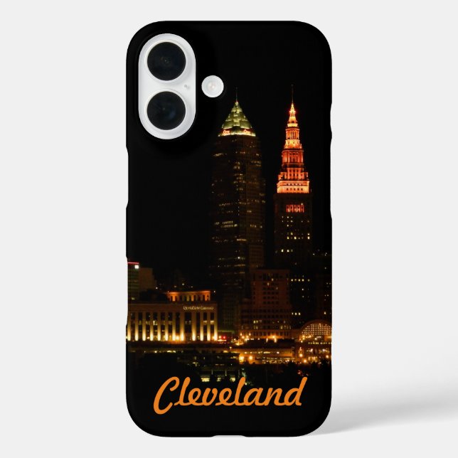 Funda iPhone 16 Estuche Cleveland Gold Phone (Reverso )