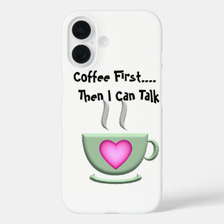 Funda iPhone 16 Estuche Coffee First iPhone