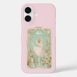 Funda iPhone 16 Estuche Coquette Ballet para iPhone - Nombre Perso