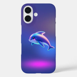 Funda iPhone 16 Estuche Cute Dolphin para iPhone - Teléfono protec