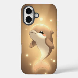 Funda iPhone 16 Estuche Cute Dolphin Tough para iPhone - Teléfono 