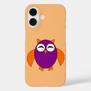 Funda iPhone 16 Estuche Cute Halloween Owl para iPhone
