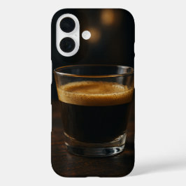 Funda iPhone 16 Estuche de café para teléfono estético - Espresso 