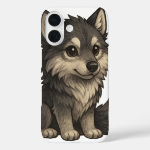 Funda iPhone 16 Estuche de teléfono Adorable Dire Wolf