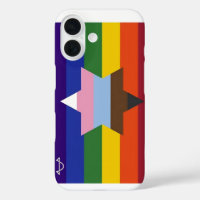 Estuche de teléfono con bandera de orgullo inclusi