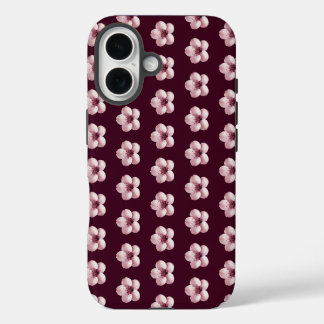 Funda iPhone 16 Estuche de teléfono con flores de cerezo