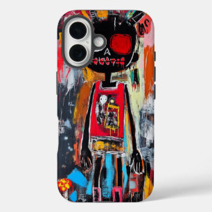 Funda iPhone 16 Estuche de teléfono de arte para el cráneo urbano