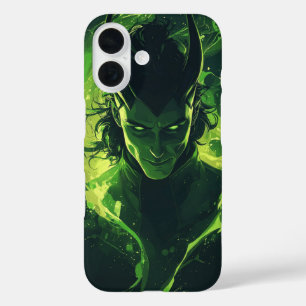Funda iPhone 16 Estuche de teléfono de entidad Alien Glow