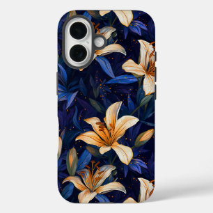 Funda iPhone 16 Estuche de teléfono duro para Lily Foral, iphone 1