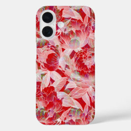 Funda iPhone 16 Estuche de teléfono floral