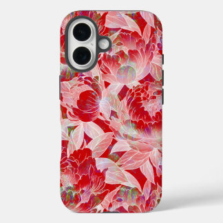Funda iPhone 16 Estuche de teléfono floral