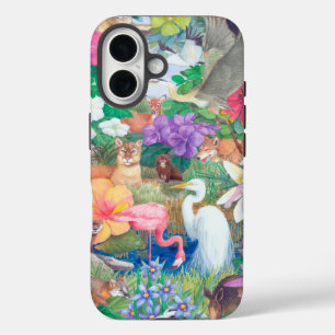 Funda iPhone 16 Estuche de teléfono IPhone y Fauna Tropical