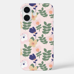 Funda iPhone 16 Estuche de teléfono Motif de flor negrita para cap