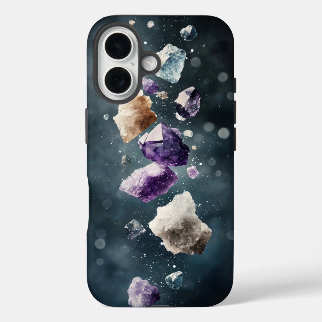 Funda iPhone 16 Estuche de teléfono para cristales celestes (Reverso )