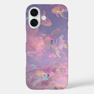 Funda iPhone 16 Estuche de teléfono para peces de Koi
