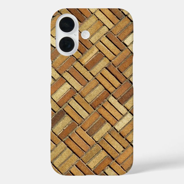 Funda iPhone 16 Estuche de teléfono - Pared de ladrillo (Reverso )