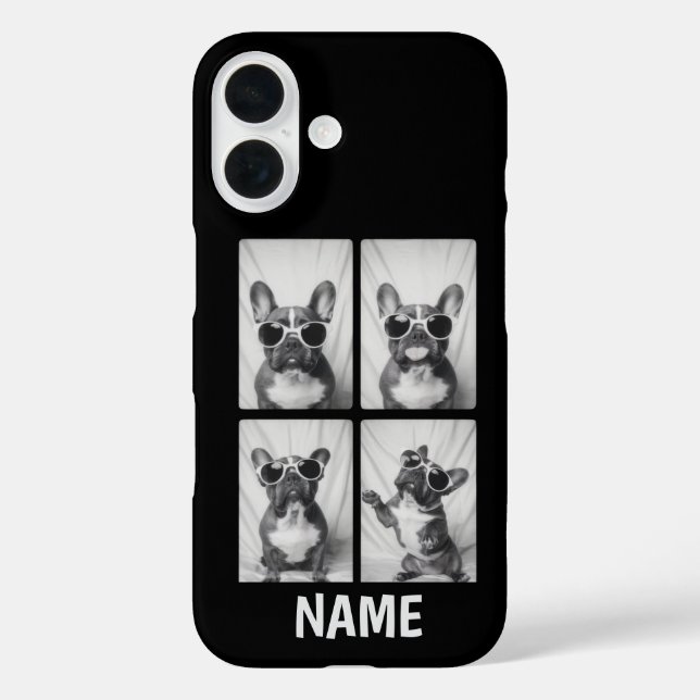 Funda iPhone 16 Estuche de teléfono personalizado para retrato de  (Reverso )