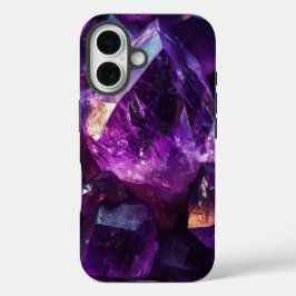 Funda iPhone 16 Estuche de teléfono Royal Amethyst Crystones