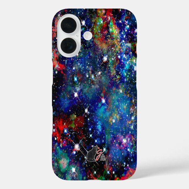 Funda iPhone 16 Estuche de teléfono Star Field de centelleo (Reverso )