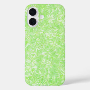 Funda iPhone 16 Estuche de teléfono verde de hoja fresca