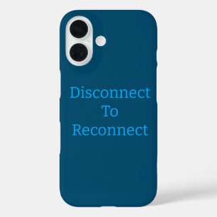 Funda iPhone 16 Estuche Digital Detox Reminder para iPhone / iPad
