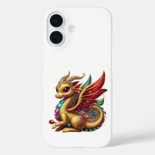 Funda iPhone 16 Estuche Dragon Apple iPhone (Reverso )