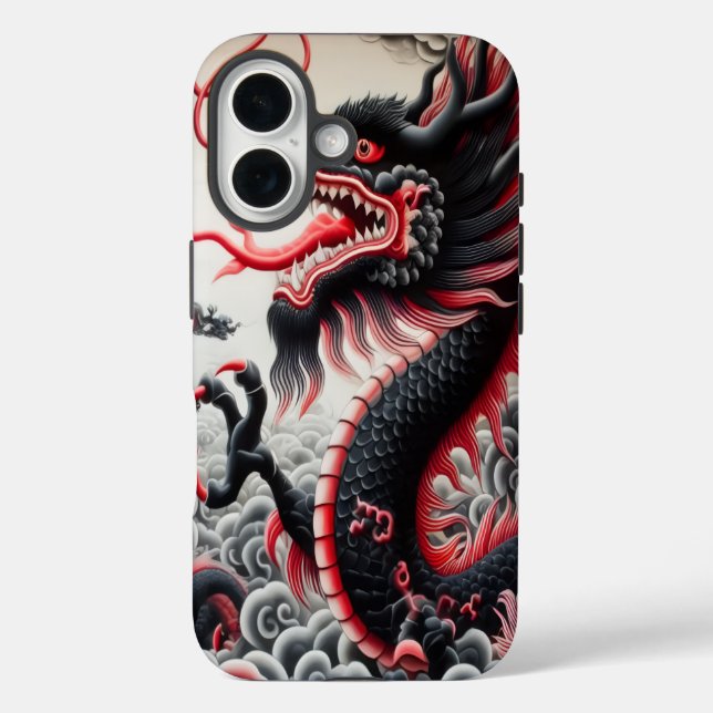 Funda iPhone 16 Estuche Dragon iPhone (Reverso )
