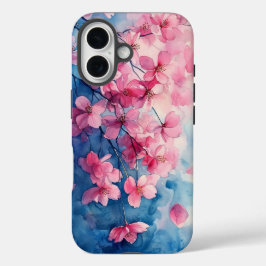 Funda iPhone 16 Estuche Dream Watercolor Cherry Blossom Petal Phon