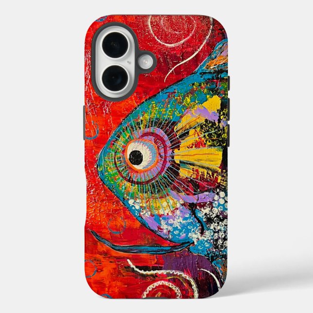 Funda iPhone 16 Estuche Fishy para iPhone (Reverso )