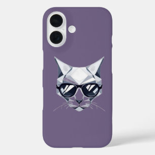 Funda iPhone 16 Estuche Guay Geométrico Cat para iPhone - Apenas a