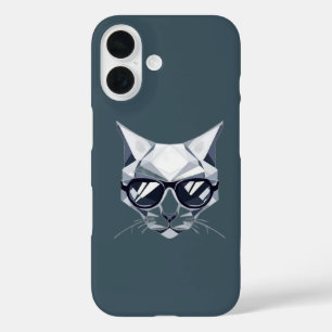 Funda iPhone 16 Estuche Guay Geométrico Cat para iPhone - Apenas a
