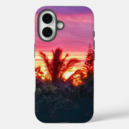 Funda iPhone 16 Estuche Hawaiano para teléfono Sunset