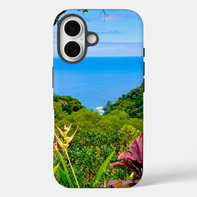 Funda iPhone 16 Estuche Hawaiano para teléfonos temáticos (Reverso )
