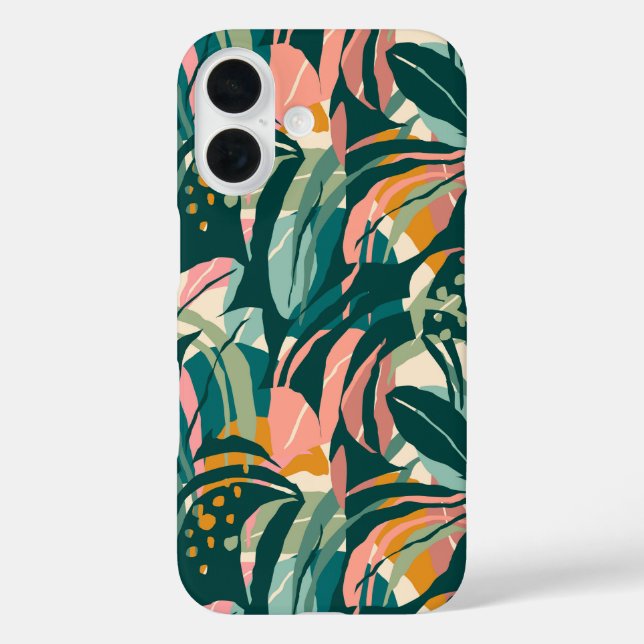 Funda iPhone 16 Estuche Hawaii para teléfono con lluvia (Reverso )