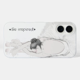 Funda iPhone 16 Estuche inspirado bailerina para iPhone / iPad