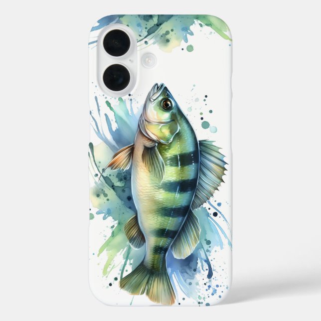 Funda iPhone 16 Estuche iPhone / iPad - Watercolor Series: Perch (Reverso )