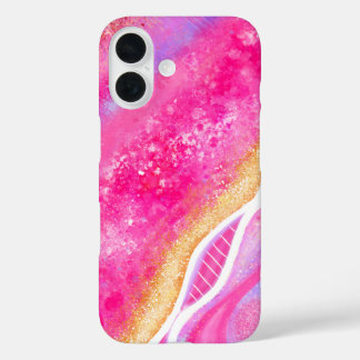 Funda iPhone 16 Estuche KiniArt Resumen Art iPhone / iPad