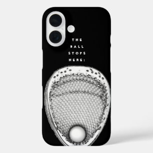Funda iPhone 16 Estuche Lacrosse Goalie Funda-Mate para iPhone