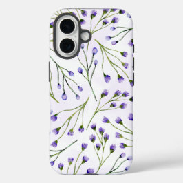 Funda iPhone 16 Estuche Lavender Floral para iPhone / iPad