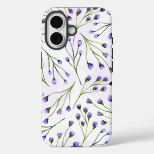 Funda iPhone 16 Estuche Lavender Floral para iPhone / iPad