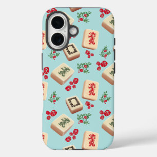 Funda iPhone 16 Estuche Mah Jongg Dragons Phone