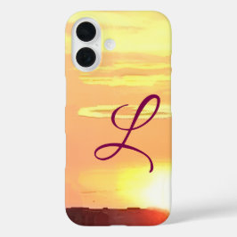 Funda iPhone 16 Estuche Monogrammed Sunset iPhone / iPad